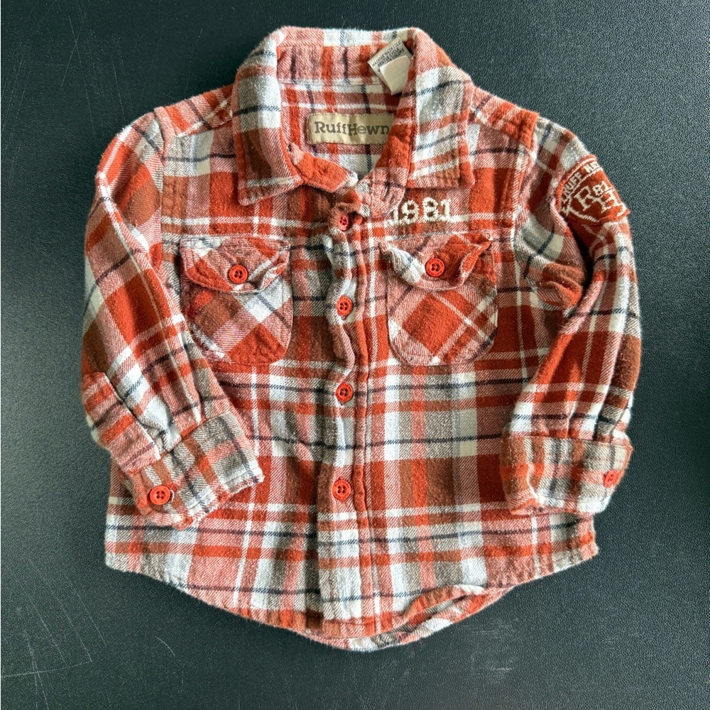 Ruff Hewn Button Down Shirt Classic Plaid